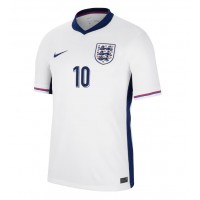 Camiseta Inglaterra Jude Bellingham #10 Primera Equipación Replica Eurocopa 2024 mangas cortas